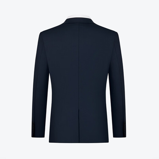 Qi brand wool suit suit for men 2025 autumn new business formal suit and trousers two-piece groom's wedding dress dark blue suit top M B46 170/92B