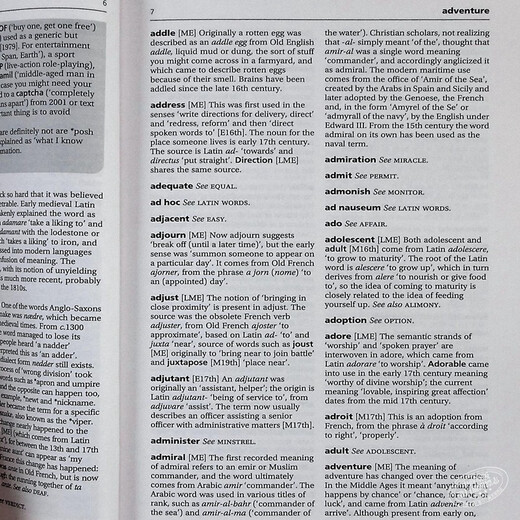 2021版牛津词典 牛津词源词典 Oxford dictionary of word origins 英文原版 进口图书 学习工具书字词典