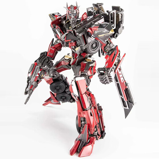 Ov01 Yutianzhan Deformación de la aleación de lupa de juguetes Modelo Robot Figura Robot de bomberos Niños OV-01 Yutianzhan (Versión ampliada)