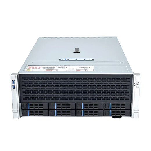 Daqin Tuzhi Xeon 8383C/RTX5090 deep learning host 4-channel 4U rack-mounted GPU server AI high-performance computing DeepSeek deployment large model computer workstation dual-channel platinum 8180M/56 cores 112 threads 2.5G RTX4090 48G*1/128G