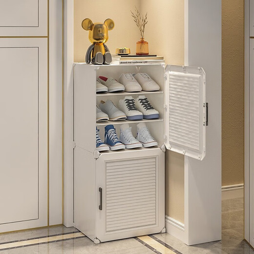 ColesHome shoe rack doorway multi-layer household shoe storage rack dormitory narrow shoe rack minimalist white single row 6 layers