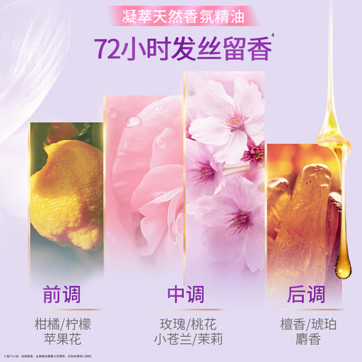 LISS [Seasonal Limited] Peach Blossom Scent Soft Resing Shampooing 500g Dry Frizzy Collagène restant parfum