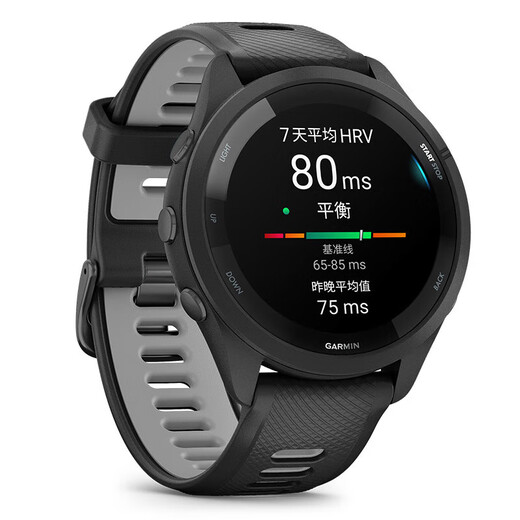 GARMIN Sports Watch Forerunner 265/265S Running Swimming Blood Oxygen Heart Rate GPS Outdoor Smart Watch 265 Extreme Night Black 46mm