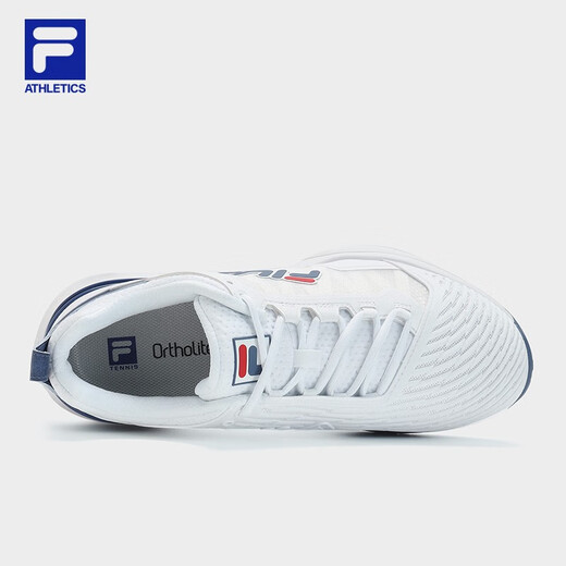 FILA Huang Jingyu's same style SPEED SERVE men's performance tennis shoes comprehensive training shoes white/jewelry blue-WB 42.5