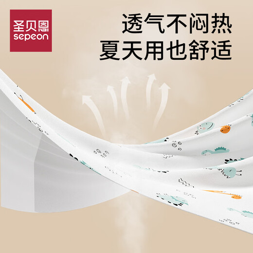 圣贝恩（sepeon）新生婴儿包单初生宝宝包巾产房宝宝产房用品0-2岁夏季裹被包被 森林历险记【0-2岁】 85cm*85cm