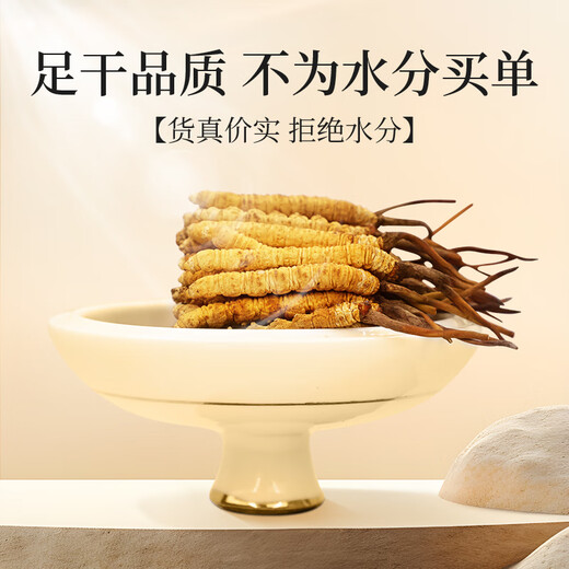 Sejila Cordyceps sinensis 3 Wurzeln/G 10 Gramm 30 Wurzelgeschenke für Älteste und Ernährungsergänzungsmittel für ältere Menschen Cordyceps Nourishment Gift Box