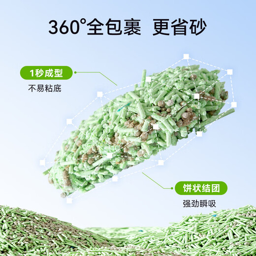 Nerve Cat (shenjingmao) Enzyme Cat Litter Green Tea Baking Soda Granules Deodorizing Clumping Bentonite Cat Litter 20 Jin Jin equals 0.5 kg Mineral sand low dust tofu cat litter 5 Jin Jin equals 0.5 kg *Silver ion original mixed cat litter