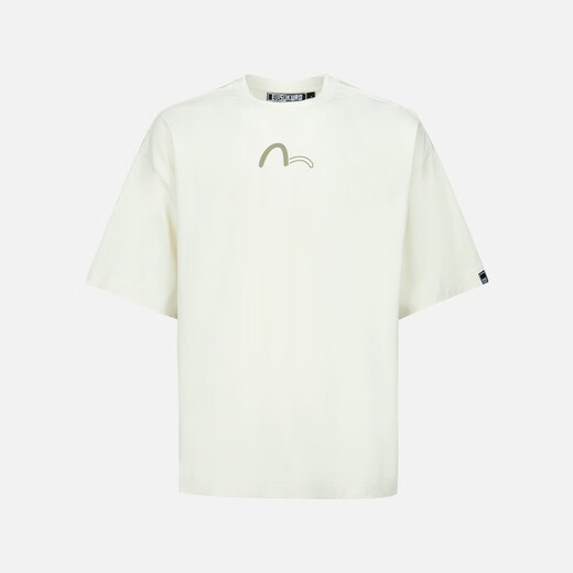 EVISU KURO 男士小海鸥印花宽版T恤男2ESGNM3TS659FFCT 米黄色 XL