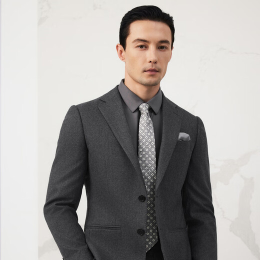 Traje de lana de alta gama Yiwen Traje de alta gama Traje de negocios de primavera EA730512 Gray 170A