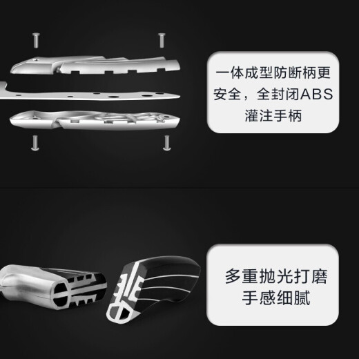 十八子作刀具 不锈钢厨房家用菜刀切肉雀之屏切片刀S2601-B