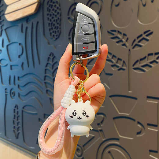 MANMIAO吉伊卡哇可爱创意钥匙扣女精致背书包挂件玩偶卡通乌萨奇小八挂件 吉伊卡哇挂件【乌萨奇】礼盒礼袋 精品