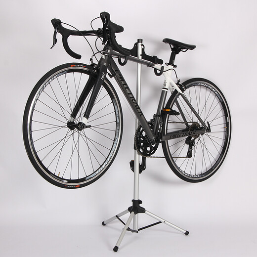 Mountain bike parking rack telescopic bicycle rack road bike display rack vertical household adjustable repair rack triangle rack LCH-301