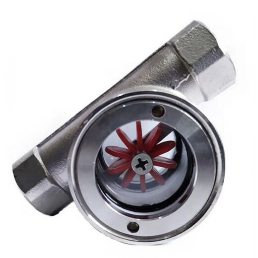 SG-YL11-1 stainless steel eccentric impeller sight glass 304S 316L stainless steel flow indicator tube sight cup positive 304S stainless steel DN8 eccentric type