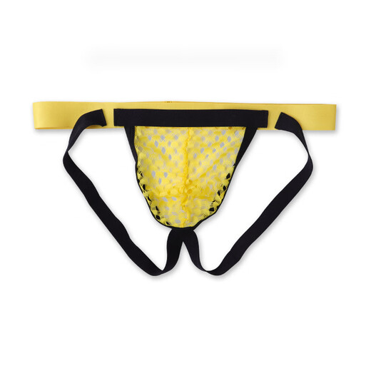 ROSELEX confidential delivery men's double-butt underwear sexy thong mesh hollow transparent gay underwear L red