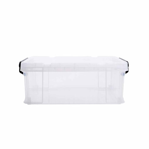 
Kunlinyi's special box for setting fire jars, household storage box, low plastic large dormitory storage box with a cover, short 6630[44*30*16.5] thickened cooked glue