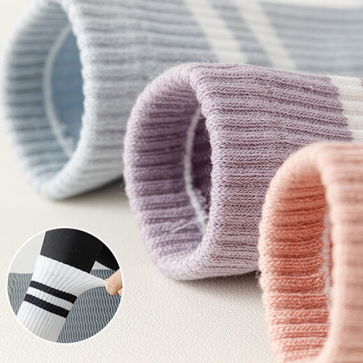 Suican Fingered Yoga Socks Women's Mid-Tube Anti-Slip Pilates Beginners Indoor Fitness Rope Jumping Sports Dance Socks Purple Five-Finger Mid-Tube Yoga Socks 1 Pair