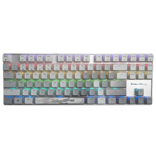 CHERRY 樱桃MX8.2 Xaga机械键盘曜石无线三模蓝牙耿鬼键盘限定游戏电竞RGB光效三透PBT键帽情人节礼物 Xaga-星云 银轴 送军火箱