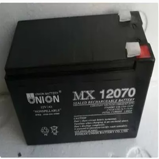 UNION友联蓄电池MX12012 12V1.2AH 12040 17 24AH 医疗仪器呼吸机电瓶 MX12240 12V24AH