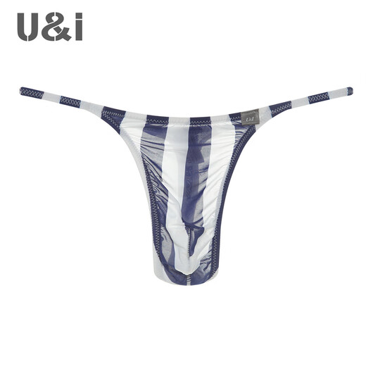 U/I Мужской сексуальный стринг в цельной сумке вверх Ultra Thin Ice шелк модный бренд.