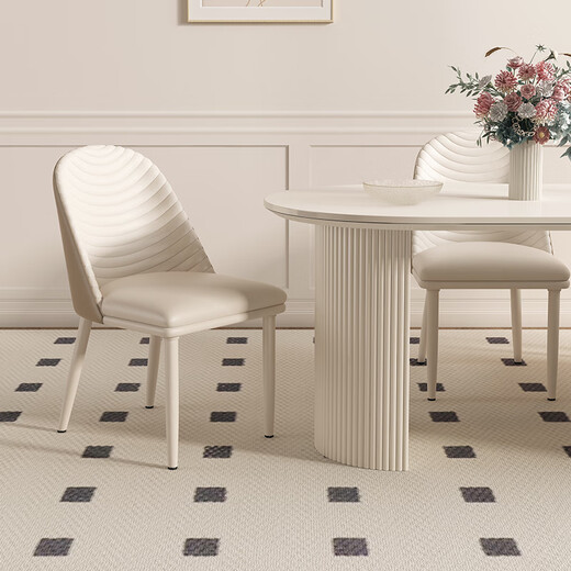 Paschaman Esstisch Rock-Pan Island Esstisch Integrierter Nordic Creme Stil kleine Wohnung Einziehbares Multifunktions-Haushalt 1052y 2,15-2,6 Meter Teleskop-Esstisch + 4 Essstühle (1047) Designer neues Modell des Designers des Designers