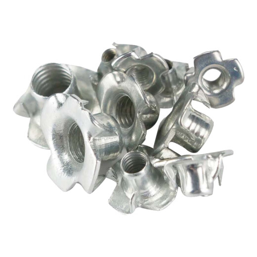 Jiawei Tuerca incrustada de cuatro garras 200 piezas/paquete de madera galvanizada con incrustaciones de garra tipo M4 JG1049A