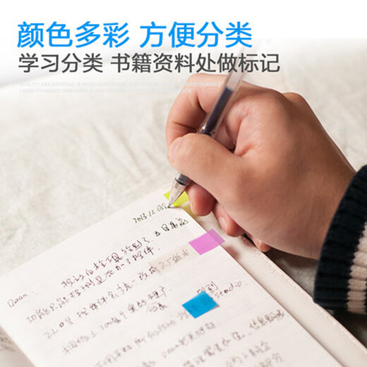 3M抽取式指示标签贴便签条彩色分页文件分类索引贴报事贴透明学生用粘性荧光膜便利贴小条书 3M   683-6CF
