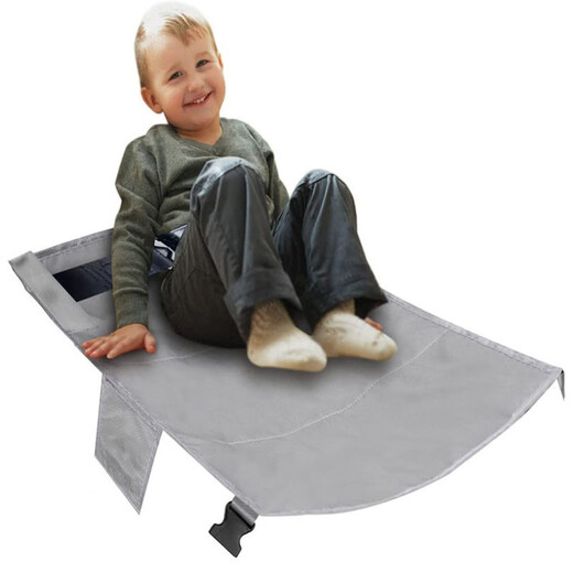 Yuhua Children's Portable Polding Airplane Vehicle Travel Bed Lit Sleeping Artefact on Long-Distance High-Speed ​​Rail Baby Sleeping Artefact Grey 79 * 44cm Children's Plane Pedal