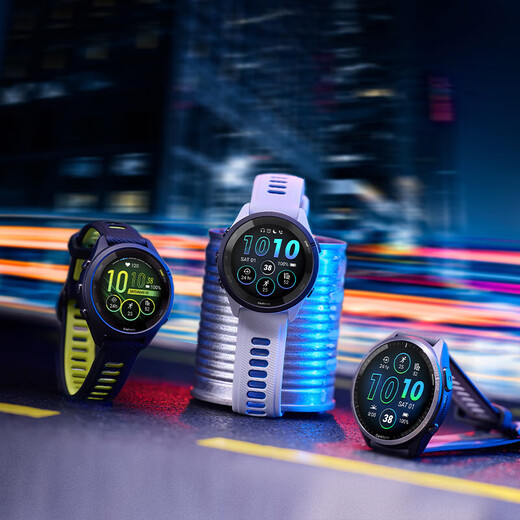 GARMIN Sports Watch Forerunner 265/265S Running Swimming Blood Oxygen Heart Rate GPS Outdoor Smart Watch 265 Extreme Night Black 46mm