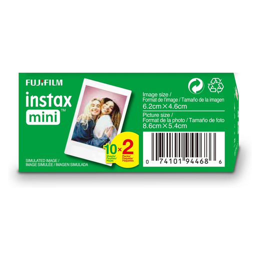 Fujizakura Instant-Fotopapier mini7+/9/11/40/7S/25/70/90/7C Fotopapier mit weißem Rand, 20 Blatt in einer Box