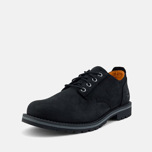 添柏岚（Timberland）官方男鞋低帮皮鞋商务通勤防水皮革舒适|A699P A699PW05/黑色 43