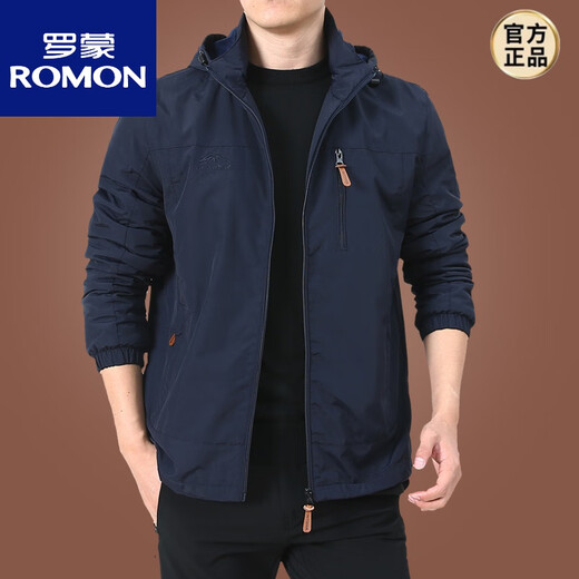 罗蒙（ROMON）户外男士外套秋冬季2025新款中年男装秋装上衣服加绒夹克男春秋厚 9898卡其 加 绒款 M