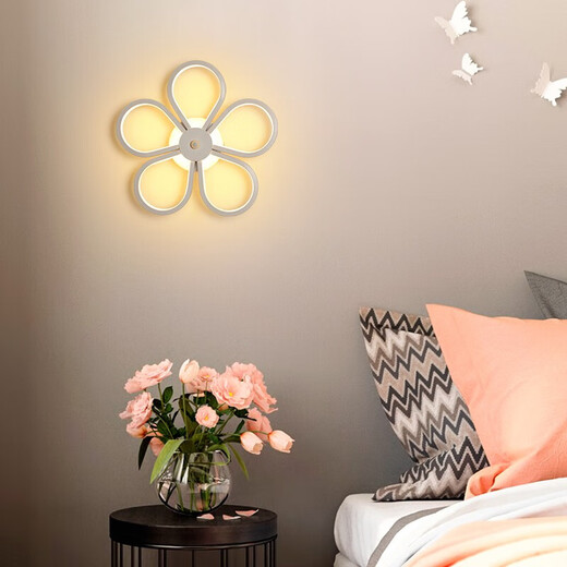 Pinju bedside lamp background wall modern simple personalized creative corridor LED bedroom decoration wall light DP1888 DP1105-200 neutral light LED (white)