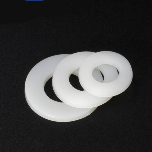 MDNG nylon gasket plastic gasket washer increased insulation plastic round flat gasket M2M3M4M5M6M8M10M12 2.5*5*0.6200 pieces