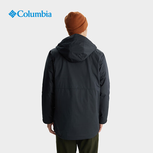 Columbia哥伦比亚户外24秋冬新品男子金点热能冲锋衣防水夹棉三合一WE6198 010 M/175/96A