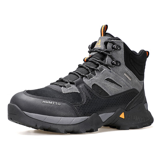 Humtto (Humtto) Chaussures étanches à haut haut pour les jours de pluie pour hommes, chaussures de randonnée de randonnée antidérapantes en usure