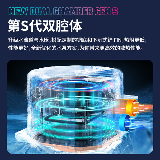 CoolerMaster B360Core water cooling radiator multi-platform buckle LGA1700 enlarged cold head copper bottom ARGB performance fan TDP280W