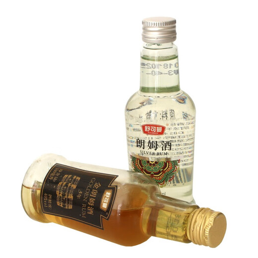 舒可曼朗姆酒100ml 白朗姆酒金朗姆酒磅蛋糕玛芬冰淇淋用小瓶烘焙原料 白朗姆酒