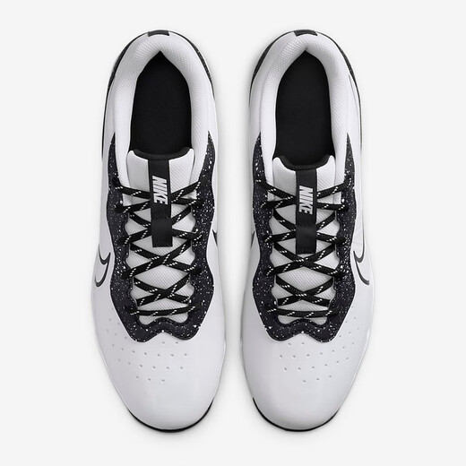 耐克（NIKE）男鞋棒球鞋运动鞋Alpha Huarache轻质抓地耐磨透气灵活百搭春夏季 White/Black 白色黑标 42 码=US8.5