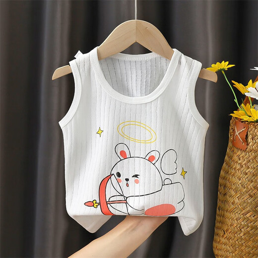 Sechs Farben des Glücks, 2-teilige Babyweste Sommer Pure Cotton Thin Style Jungen und Mädchen, Babys und Kinder atmungsaktiven Bauchbauchschutz Kinderhülsenweste zufällig gemischt und übereinstimmend 2 Packungen (falls Sie möchten, hinterlassen Sie bitte eine Nachricht und Notiz) 100