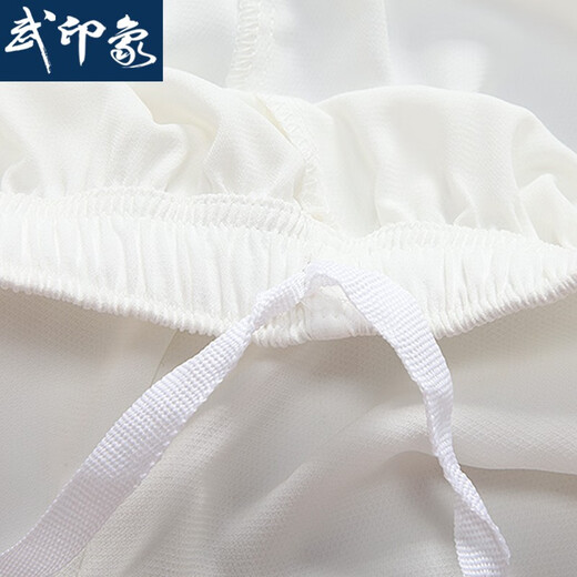 Wu Impression Tai Chi Clothing Men's Tai Chi Eight Duan Jin Full Set of Tai Chi Practice Clothing Female Martial Arts Competition Performance Style Chinese Style White [Four Seasons Style Hot Selling] XL Height 174-178cm Weight 140-160Jin [Jin equals 0.5 kg]