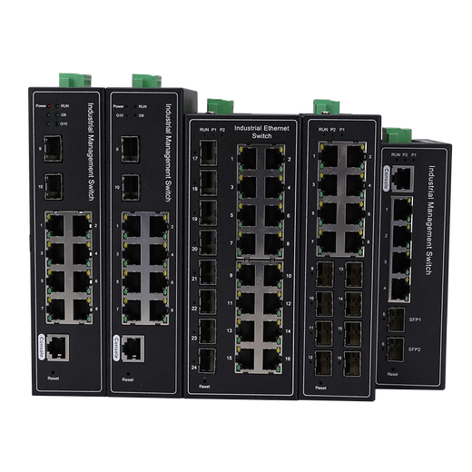 aopre (Opere Internet) industrial-grade managed Gigabit 2 optical 4 electrical 8 electrical 12 electrical 16 electrical POE ring switch lightning protection rail installation Gigabit 2 optical 100 megabit 8 electrical (D828GFS-SFP) not equipped with power supply