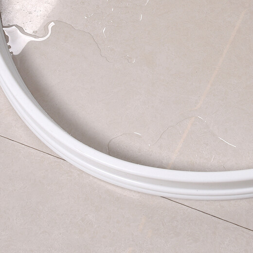 Diyin bathroom water barrier strip bathroom partition water blocking strip shower room toilet partition kitchen self-adhesive partition waterproof artifact partition silicone slot bathroom hand table length 80cm