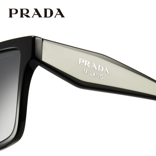 PRADA Prada sunglasses large frame sunglasses driving driving mirror men's and women's personalized sunglasses 0PR24ZSF 0PR24ZSF-1AB5S0 black