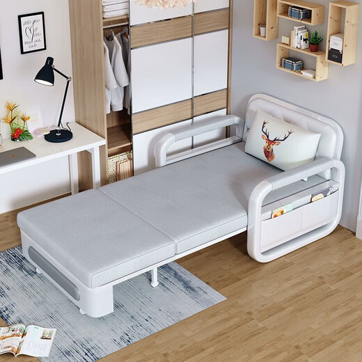 Daihu pliage lit déjeuner pause napte lit simple personne célibataire accompagnant lit chaise salon pliant chaise de bureau hôpital de travail simple (8 pièces à partir de) 0,8 mètres de la technologie de lavage gratuite [avec style éponge en latex