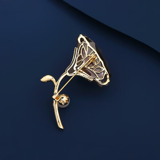 Marco Bizzarri carnation brooch, high-end women's exquisite glazed flower, simple and high-end corsage, temperament, suit pin, accessories gift, Teacher's Day gift for teacher, Mother's Day gift for mom