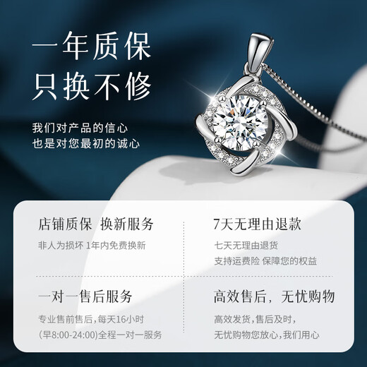 Manhe S925 Silver Moissanite Necklace Women's 2025 New Pendant Jewelry Wife's Birthday Gift for Girl Friends