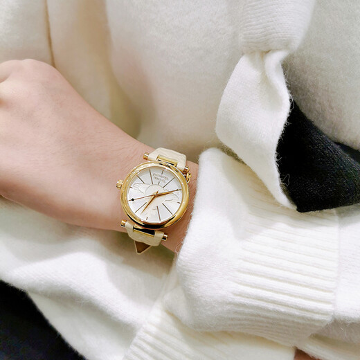 Vivienne Westwood West Queen Mother's Watch Small Gold Watch Girl Birthday Gift Christmas Gift for Girlfriend New Year's Eve VV006WHWH