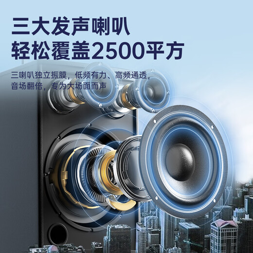 Shinco T30 square dance audio outdoor trolley Bluetooth speaker three-speaker heavy bass wooden box home karaoke mobile stall subwoofer 8-inch single microphone