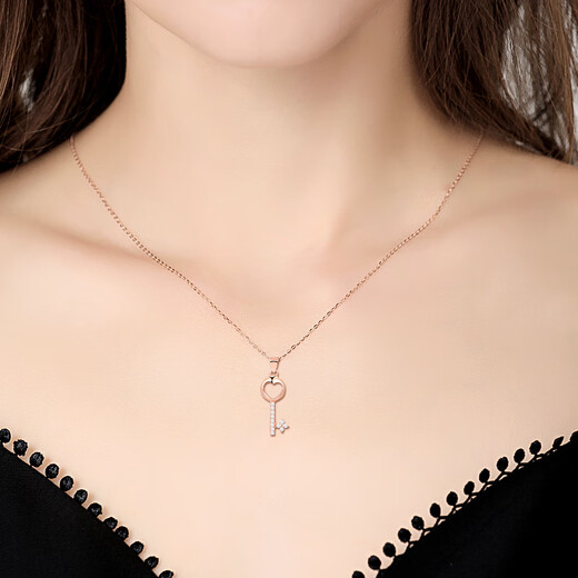 Nilan Fat Donglai same style 18k gold pendant without chain 18k rose gold women's single pendant 925 items crown (only pendant)