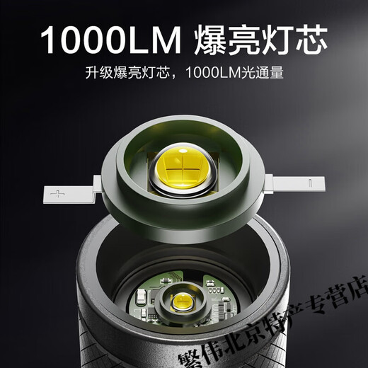 Flashlight High Light Concentrated Charging SFL6168 Ultra Bright Portable Zoom Dimming Outdoor Long-Speed ​​Home High Light-Sleeve Zoom SFL1168
